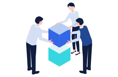 幅広いスキルを持つプロフェッショナルが多数在籍のイメージ図